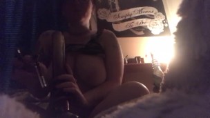 Babygirl_goth Bong hit and Titties 