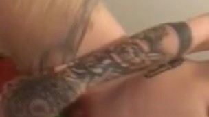 fucking myself with my dildo