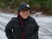 Winter time Public Tampon Insertion - Plastic Applicator 8/16