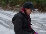 Winter time Public Tampon Insertion - Plastic Applicator 9/16