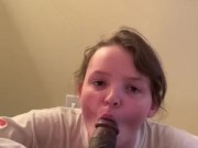 New Years Sloppy Blowjob