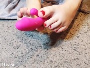Young Wife Dildo Footjob Feet JOI