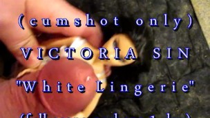 B.B.B. preview: Victoria Sin "White Lingerie Cum"AVI no SloMo