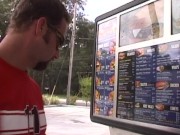 Two Babes get fucked HARD on motorcycles by The Original MILF Hunter 1/16