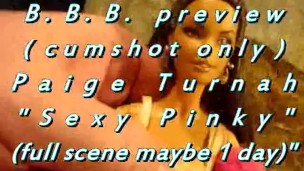 B.B.B. preview: Paige Turnah "Sexy Pinky"(cum only) WMV with SloMo
