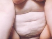 Horny girl rides colorful dildo 7/16