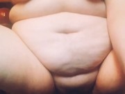 Horny girl rides colorful dildo