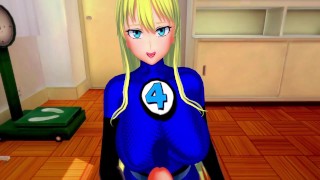 目に見えない女性3Dが、生暖POV