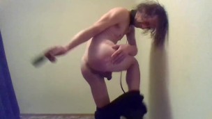 Spanking My Delicious Asshole w/My Hairbrush