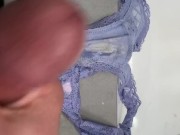 Cumming on hot neighbors panties!