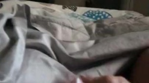 Stroking my low and tight cock till I cum
