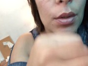 Sexy Samoan Milf with Glasses and Cum on Face 4/16