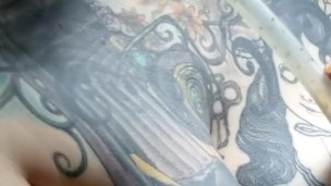 Hate me, tatted up lil wifey vaping 