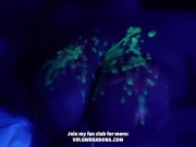 big oily tits & UV wax candle play vlog 12/16