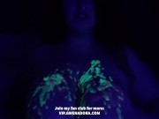 big oily tits & UV wax candle play vlog 14/16