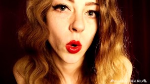 Preview Red LipStick FemDom JOI W/ Smoke Goddess Nikki Kit