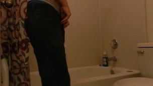 Taking A Shower.