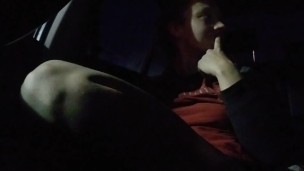 public parking lot pussy flowin cum drippin