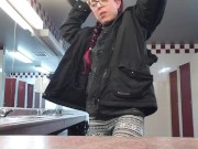 Fingering My Asshole While I Piss In The Movie Theatre Restroom 14/16