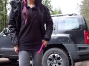 Pee Adventures In Public Pt 1 (Almost Got Caught Using My Shewee!) 3/16