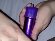 Sweet black pussy cums on white guys face