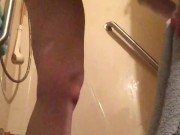Amateur MILF shower masturbation