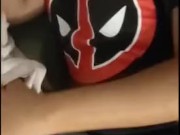 Fully clothed and horny dry hump! 16/16