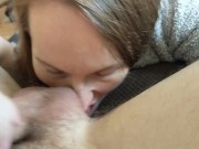 Lazy Morning Blowjob POV Cumshot 13/16