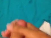 masturbating