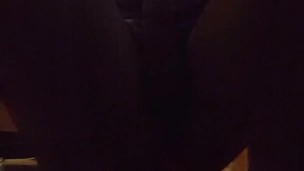 Boy rides his pink dildo