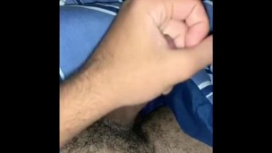 Black Teen Playing With His Dick