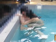 I have sex with my wife in the pool. เย็ดเมียในสระว่ายน้ำ 10/16