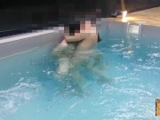 I have sex with my wife in the pool. เย็ดเมียในสระว่ายน้ำ 2/16