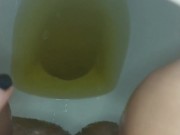 Pussy Drooling Creampie Pisses it Out