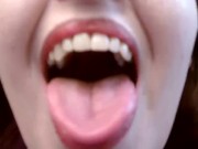 V 368 Curvy Dawn smoking in purple sheer robe with an orgasm to follow 13/16