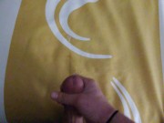Cumshot in the hotel