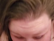 Roommates boyfriend cums on my tits bbw glasses 9/16