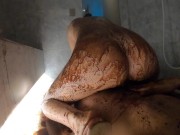 WE MADE A MESS - HOT CHOCOLATE SEX IN A PUBLIC WELLNESS SPA-MAGICMINTCOUPLE 12/16