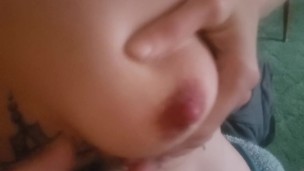 Lactating Milk out of My Boob 