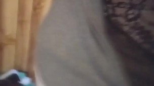 Big girl touching herself
