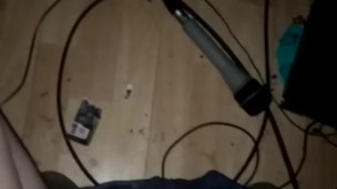 Young Aaron strokes his firm cock