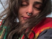 Porn inside an abandoned Bus in DESERT -Amateur Porn Vlog 2 1/16