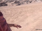 Porn inside an abandoned Bus in DESERT -Amateur Porn Vlog 2 5/16