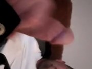 Solo male masterbating