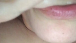 Licking pussy juices from my fingers