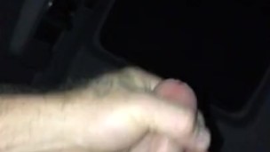 Playing with nice cock in a semi truck