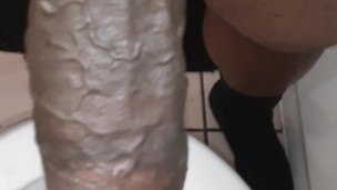 Juicy BBC #pissing on Break