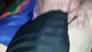 Close up of face getting pounded ends with pov cream pie