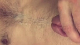 Video of me jacking off and cum on myself I made for my girlfriend 