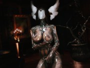 天际 女尸鬼妹子跟好色的恶魔猎人